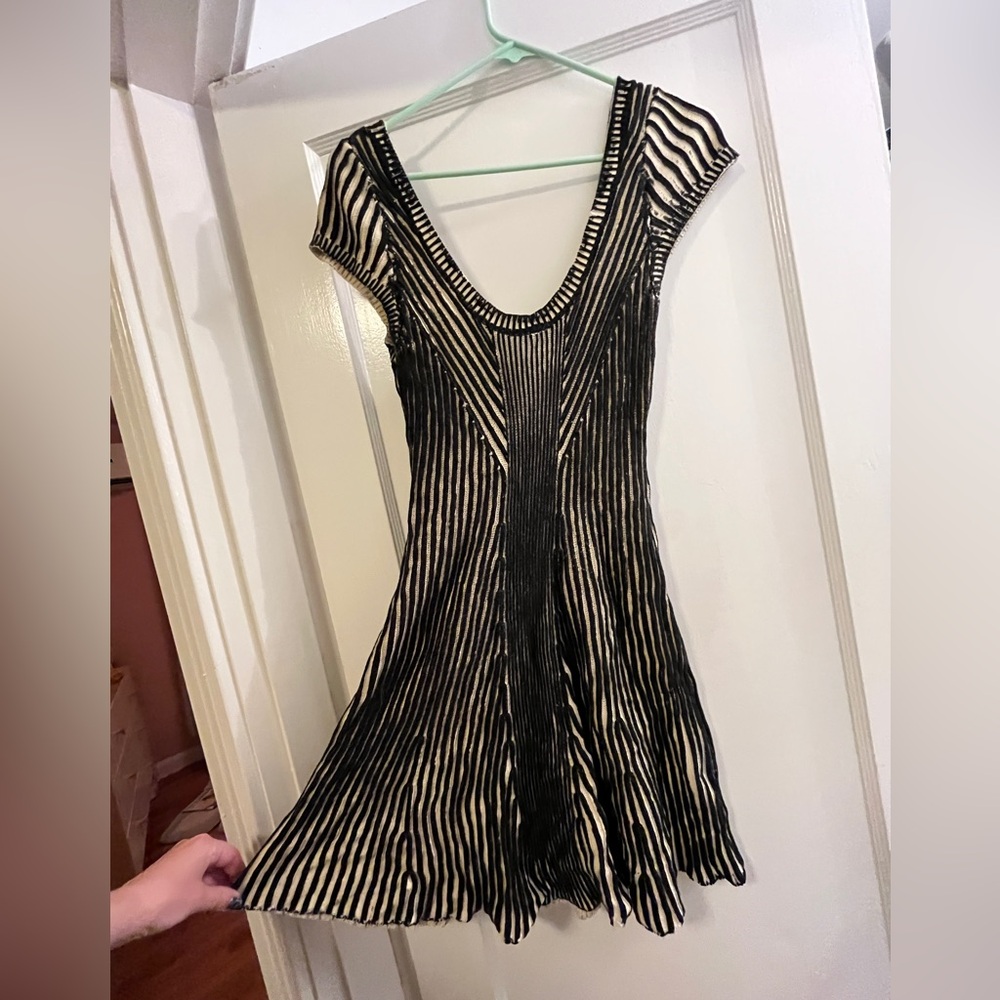 Free People knit mini dress